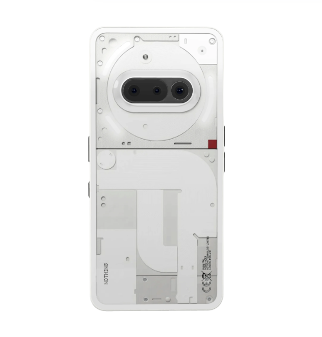 Nothing Phone (3a) Dual SIM, 256GB, 12GB RAM, 5G - White
