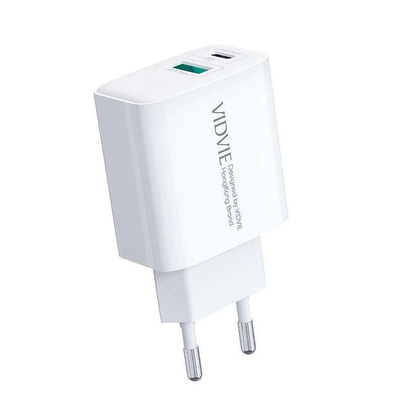 شاحن سياره PD فيدفي منفذ USB + PD Type-C بقوة 33 وات 2 منفذ ابيض - PLE237-Q