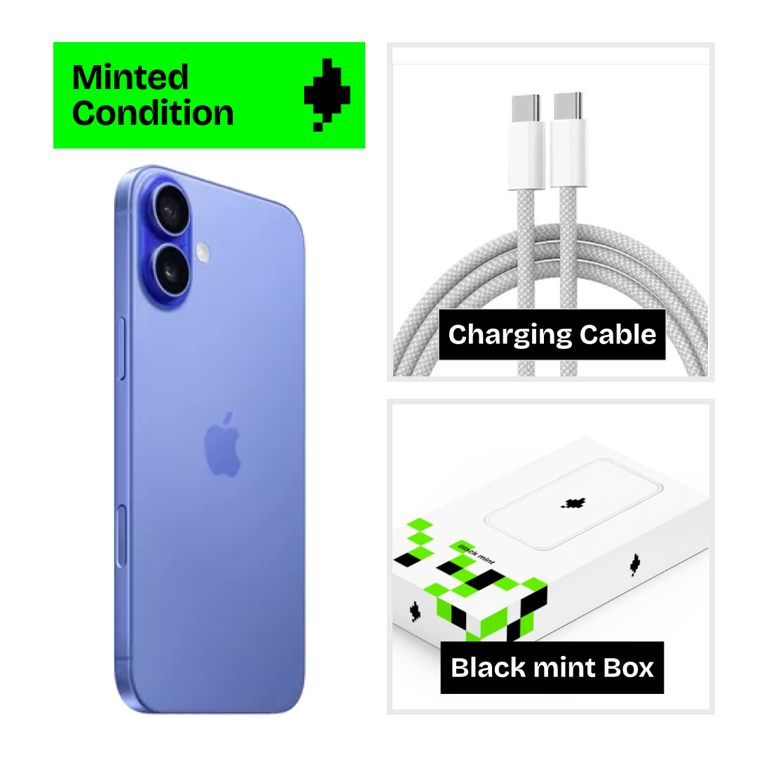 Apple IPhone 16 (128GB, Ultramarine, Refurbished)