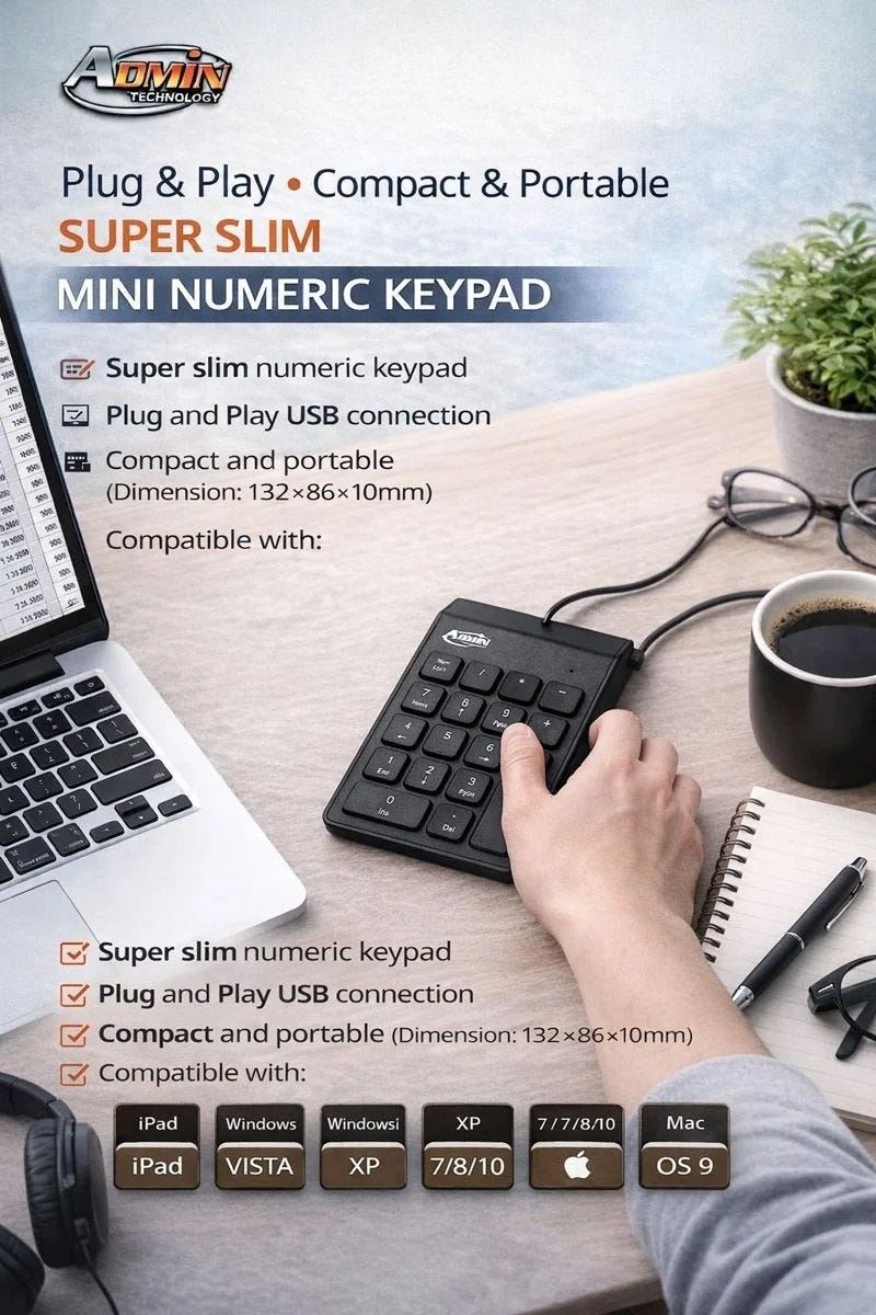 Admin Wired Numeric Keypads