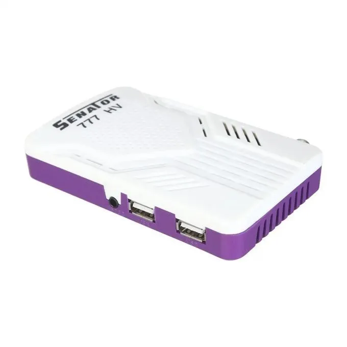 Sentor Jool Mini Senator 777 HV HD Mini Receiver, White Purple - SN777