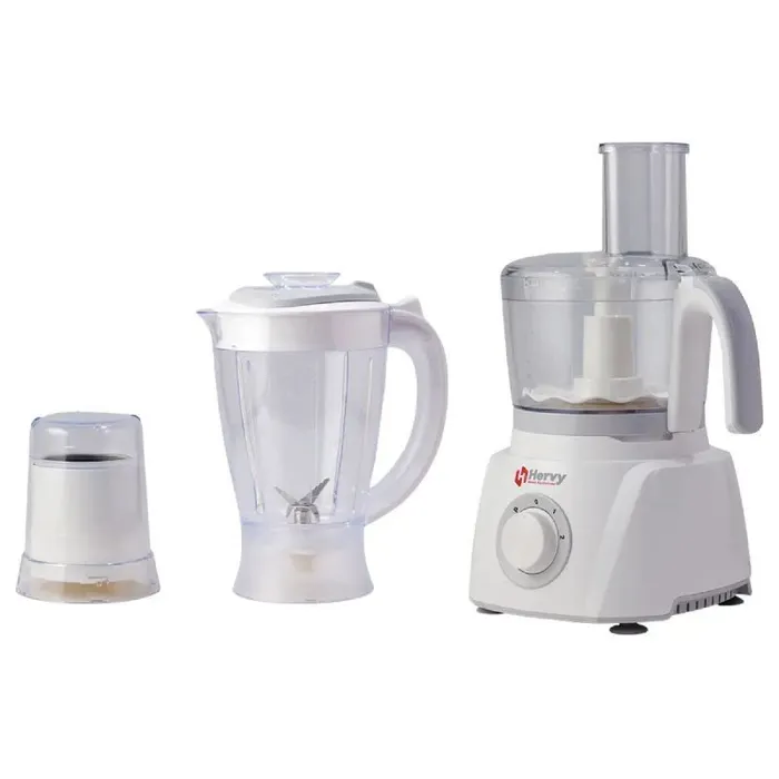 Hervy Multi-Act Food Processor, 1 Liter, 1000 Watt - White