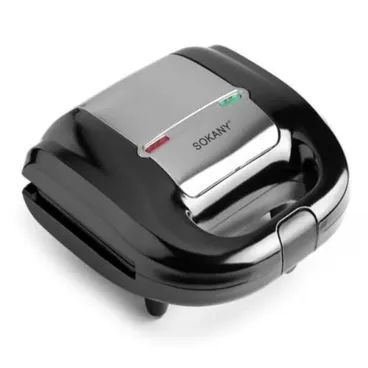 Sokany Sandwich Maker 750 W - Black Silver