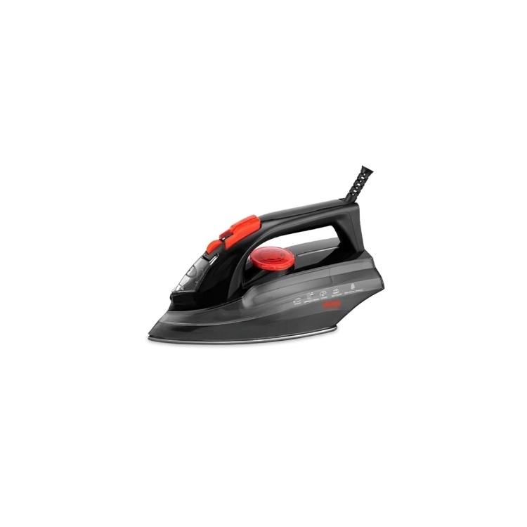 DSP Steam Iron, 1600 Watt, 135 ml, Black Red - KD1130