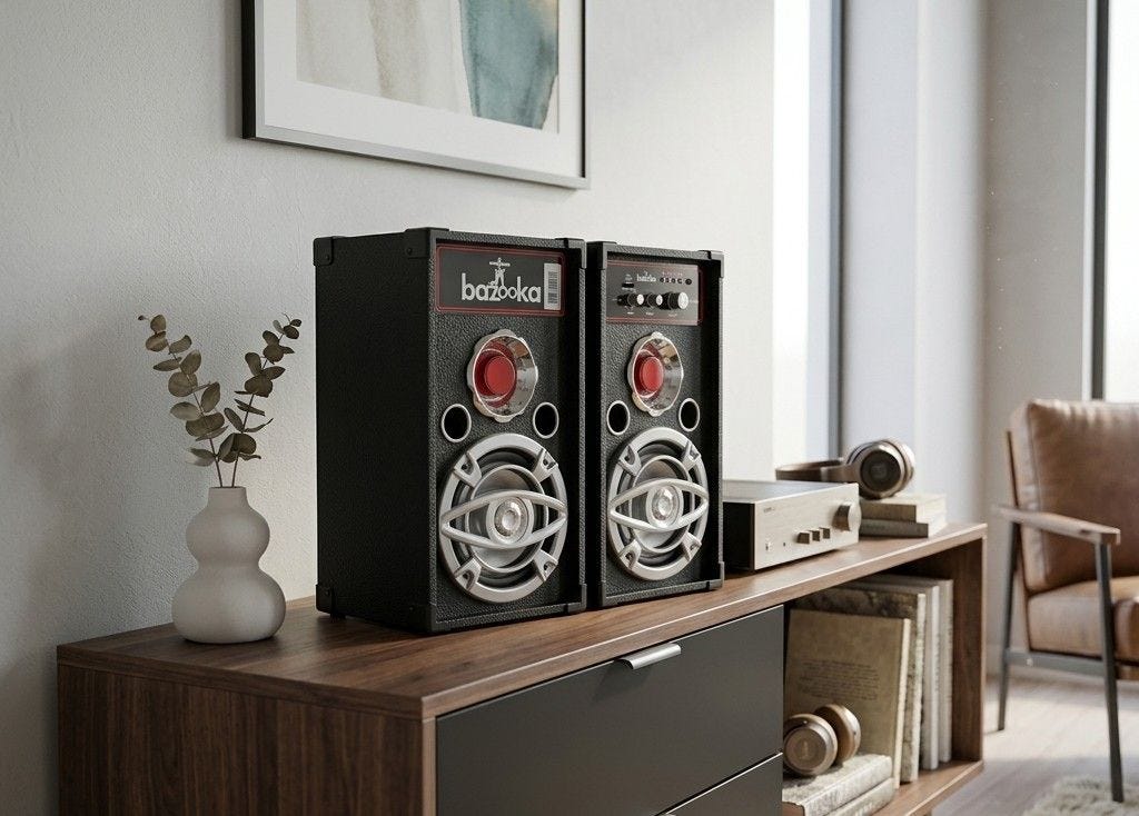 Bazooka Multimedia Speaker System (Black)