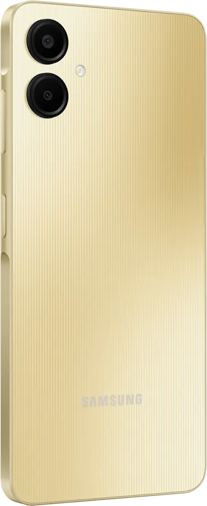 SAMSUNG Galaxy A06 Dual SIM, 128GB, 6GB RAM, 4G LTE - Gold
