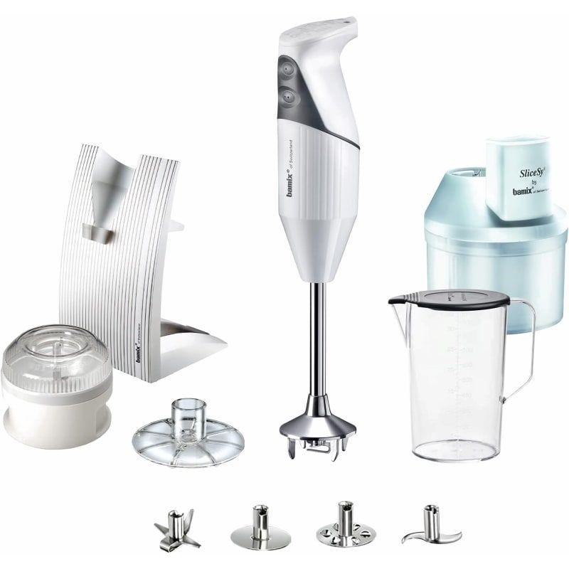 bamix ハンドブレンダーM200 ホワイト bamix M200 SUPERBOX D4 Multifunction Hand Blender, 900ml, 200 Watt