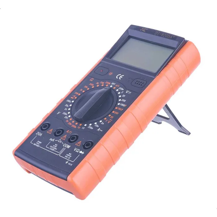 RT Home Digital Multimeter Avometer, Black - DT-9205A