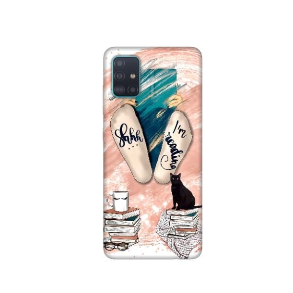 Shhhâ€¦ Silicone Back Cover For Samsung Galaxy A51 - Multicolor