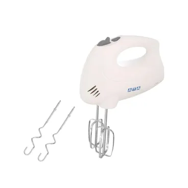 ATA Hand Mixer 400 Watt 5 Speeds White - 5435