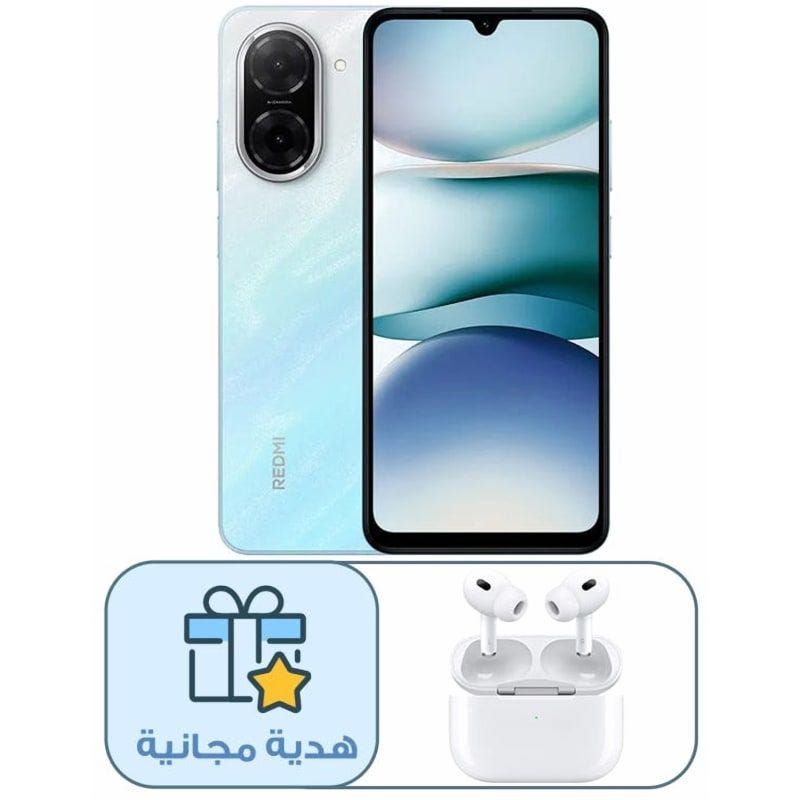 Xiaomi Redmi A5 Dual SIM, 128GB, 4GB RAM, 4G LTE - Ocean Blue with