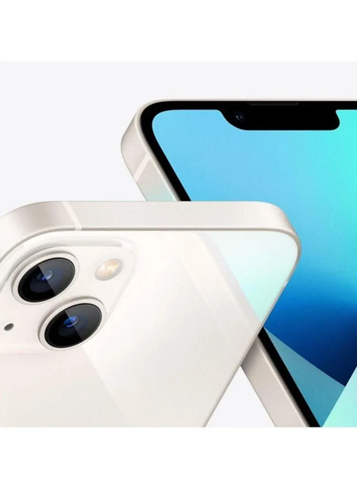 Apple iPhone 13 Single SIM, 128GB, 4GB RAM, 5G - Starlight ( Tax