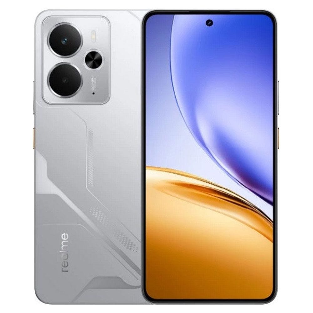 Realme 14 Dual SIM, 256GB, 12GB RAM, 5G - Mecha Silver