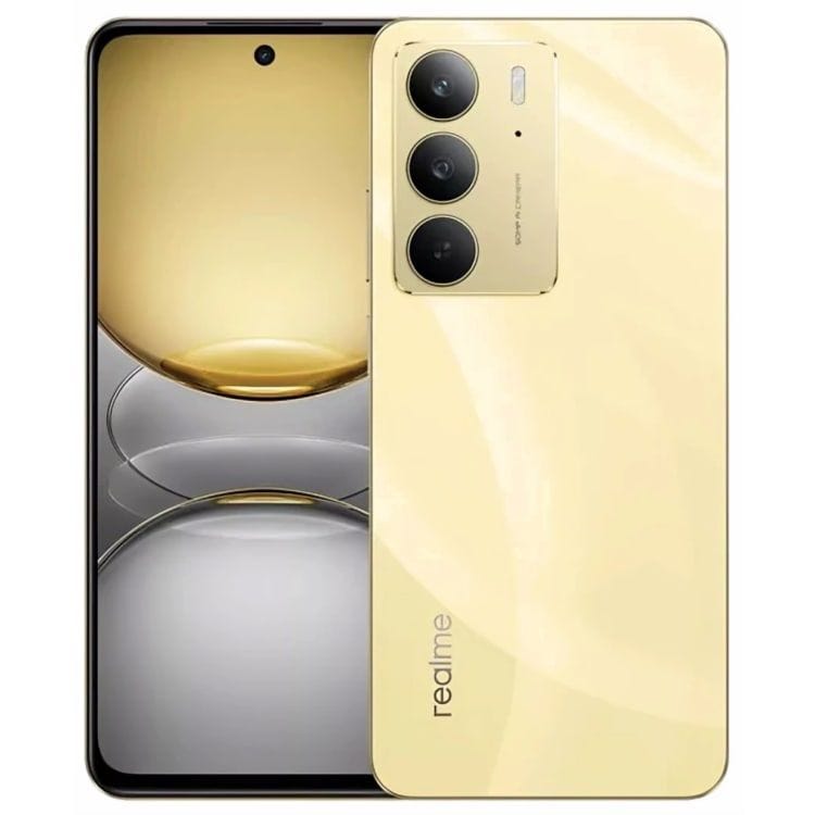 Realme C75 Dual SIM, 256GB, 8GB RAM, 4G LTE - Lightning Gold